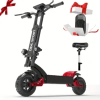DDC G63 Pro 1500W Electric Scooter for Adults – 28MPH High-Speed Off-Road Scooter with 48V 20Ah Battery, 11" All-Terrain Tires, Foldable Frame & Detachable Seat